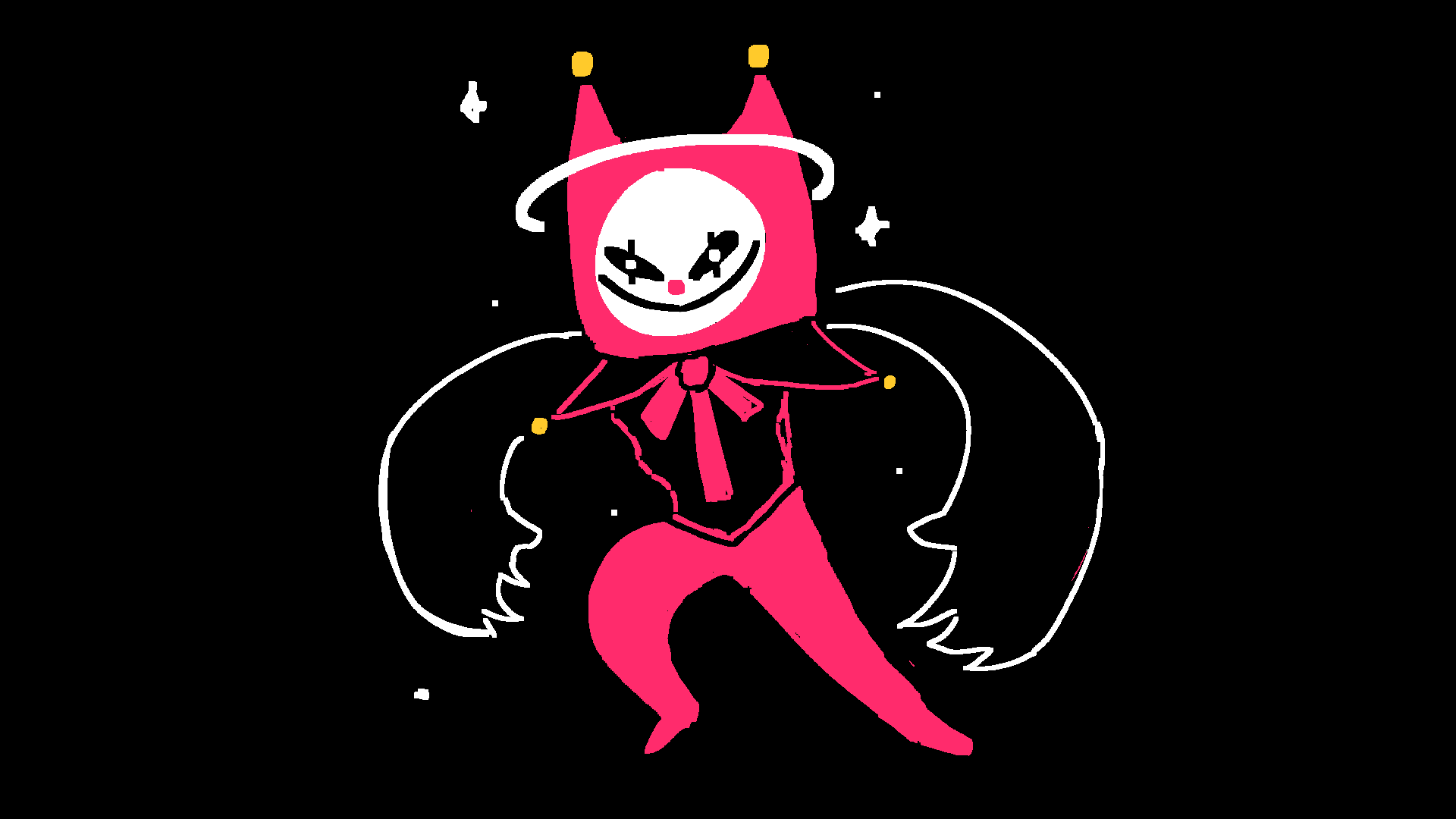 Second jester boss sprite concept for Cosmic YenJai